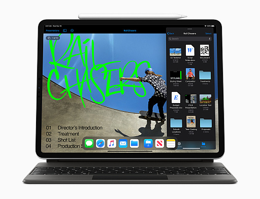 画像ギャラリー No.008のサムネイル画像 / 第4世代「iPad Pro」が発表。A12Z Bionicチップを採用，デュアルカメラ＆LiDARスキャナを搭載。角度調整が可能な「Magic Keyboard」も