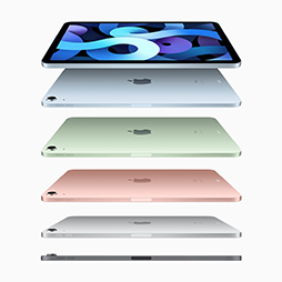 画像ギャラリー No.001のサムネイル画像 / 第4世代の新型「iPad Air」が10.9インチ液晶＆「A14 Bionic」搭載で登場。「A12 Bionic」搭載の第8世代「iPad」は9月18日発売
