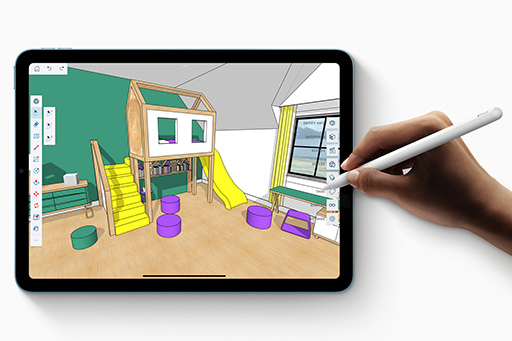 画像ギャラリー No.004のサムネイル画像 / Apple,シリーズ初のM1プロセッサ採用で性能向上した「iPad Air」第5世代モデルを3月18日発売