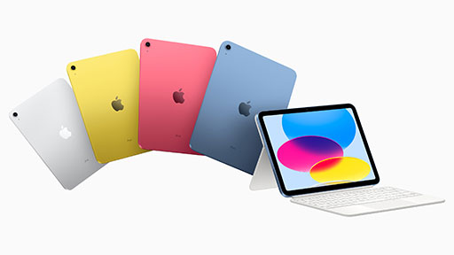画像ギャラリー No.003のサムネイル画像 / M2プロセッサ採用で性能向上した新型iPad Proが発表に。iPadはカラフルな4色カラバリを用意