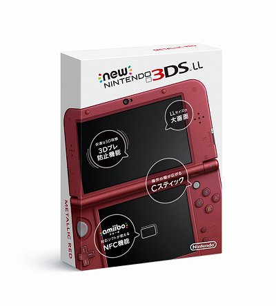 画像ギャラリー No.003のサムネイル画像 / Newニンテンドー3DS LLの新色「メタリックレッド」が8月27日に発売