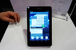 画像ギャラリー No.018のサムネイル画像 / ASUS，国内初のAtom採用Androidタブレットとなる「Fonepad」を4月25日に発売。SIMロックフリーの3G通信機能搭載