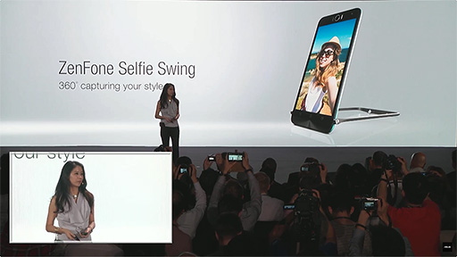 画像ギャラリー No.003のサムネイル画像 / ［COMPUTEX］ASUS，自撮り重視スマートフォン「Zenfone Selfie」や5.1chスピーカー内蔵タブレット「ZenPad 8.0」などを発表