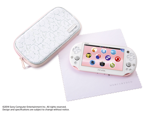 画像ギャラリー No.004のサムネイル画像 / PS Vitaの新色「ライトピンク/ホワイト」にアパレルブランド「MERCURYDUO」製アクセサリがセットになった数量限定モデル,11月13日発売