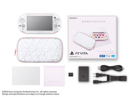 画像ギャラリー No.005のサムネイル画像 / PS Vitaの新色「ライトピンク/ホワイト」にアパレルブランド「MERCURYDUO」製アクセサリがセットになった数量限定モデル，11月13日発売