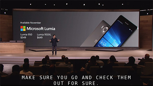 画像ギャラリー No.005のサムネイル画像 / Microsoft，Windows 10 Mobile搭載スマートフォン「Lumia 950」「Lumia 950 XL」を発表