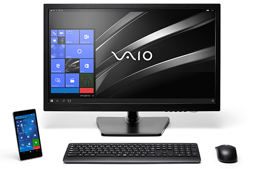 画像ギャラリー No.010のサムネイル画像 / VAIOが本気を出したWindowsスマートフォン「VAIO Phone Biz」，2016年4月発売。スペック重視でContinuumにも対応