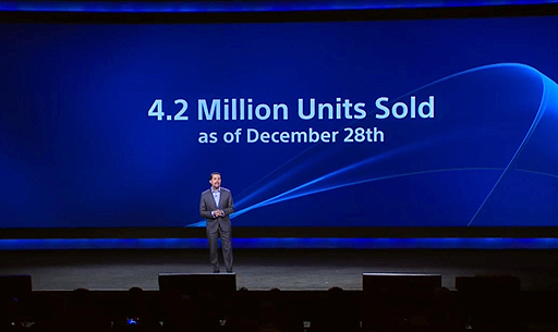 画像ギャラリー No.003のサムネイル画像 / ［CES 2014］PlayStation 4の累計実売数が全世界で420万を超える。ソーシャル連携機能の利用も活発に