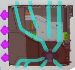 画像ギャラリー No.006のサムネイル画像 / サーモグラフで見る「PlayStation 4」の熱処理の実際。縦置きと横置きで少し違いが?