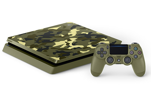 画像ギャラリー No.004のサムネイル画像 / 迷彩柄を施した「CoD ワールドウォーII」コラボデザインのPlayStation 4が11月3日に発売