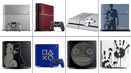 画像ギャラリー No.001のサムネイル画像 / 日本発売10周年を迎えたPS4の限定版本体を振り返る。人気タイトルやイベントにちなんだそのデザインは，すなわちPS4の軌跡なり！