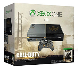画像ギャラリー No.003のサムネイル画像 / 「CoD:アドバンスド・ウォーフェア」デザインのXbox One本体とコントローラ,ゲーム本編をセットにした数量限定版“リミテッド エディション”が登場