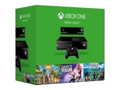 Xbox One本体とXbox One Kinect センサー，3タイトルの“ご利用コード”などをセットにした「Xbox One 500GB ＋ Kinect」が1月28日に発売