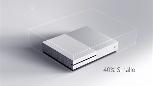 画像ギャラリー No.005のサムネイル画像 / ［E3 2016］Microsoft，「Xbox One S」を発表。従来よりも40％小さい新型は8月に299ドル（税別）で発売