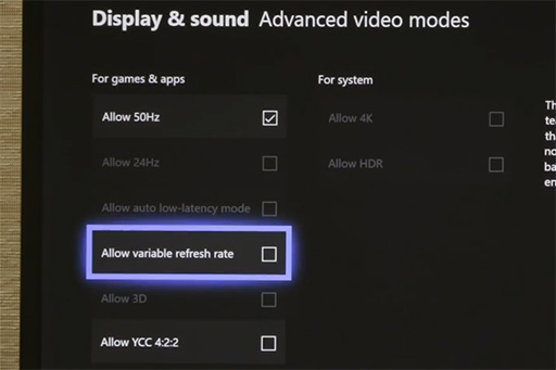画像ギャラリー No.002のサムネイル画像 / Xbox One X&Xbox One Sの「FreeSync」対応は「今春」に。HDMI 2.1の「Auto Low Latency Mode」にも対応の予定
