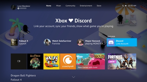 画像ギャラリー No.002のサムネイル画像 / Microsoftとコミュニケーションツール「Discord」のコラボが発表。Xbox LiveとDiscordのアカウントを連携させられるように