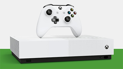 画像ギャラリー No.002のサムネイル画像 / Microsoft,BDドライブを省略したゲーム機「Xbox One S All Digital」を海外で発表。ゲーム3タイトル付きで249ドル