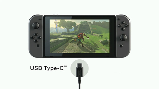 画像ギャラリー No.002のサムネイル画像 / 「Switch」のバッテリー駆動時間は2.5〜6.5時間,充電はUSB Type-C端子から可能に
