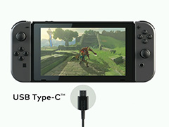 「Switch」のバッテリー駆動時間は2.5〜6.5時間，充電はUSB Type-C端子から可能に