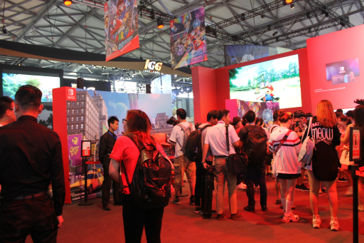 画像ギャラリー No.003のサムネイル画像 / ［CJ2019］TencentブースにNintendo Switchがプレイアブル出展。任天堂は中国でも人気