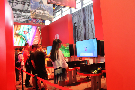 画像ギャラリー No.004のサムネイル画像 / ［CJ2019］TencentブースにNintendo Switchがプレイアブル出展。任天堂は中国でも人気