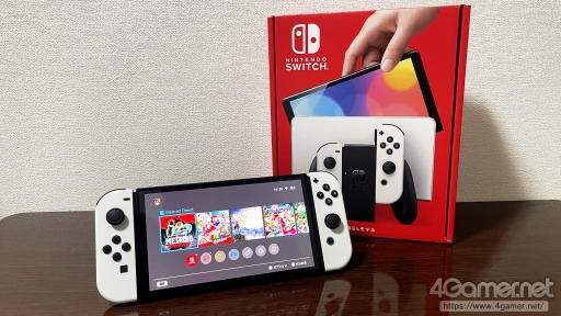 画像ギャラリー No.001のサムネイル画像 / 本日発売「Nintendo Switch(有機ELモデル)」を開封! 映像や本体の仕様は従来モデルと何が違うのか,写真や動画で比較してみた