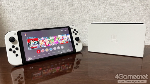 画像ギャラリー No.012のサムネイル画像 / 本日発売「Nintendo Switch(有機ELモデル)」を開封! 映像や本体の仕様は従来モデルと何が違うのか,写真や動画で比較してみた