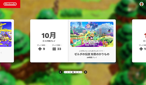 画像ギャラリー No.004のサムネイル画像 / 「Nintendo Switch 2024 〜今年の振り返り〜」が公開に。2024年に遊んだSwitch用ソフトの記録を確認しよう