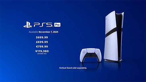 画像ギャラリー No.002のサムネイル画像 / PS5初の高性能モデル「PlayStation 5 Pro」がついに発表! 発売日は11月7日