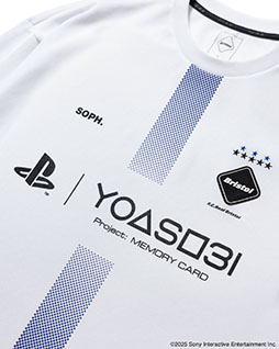 画像ギャラリー No.002のサムネイル画像 / 「YOASOBI」，PS発売30周年記念プロジェクトの楽曲リリースを記念して，アパレルブランド「SOPH.」とコラボしたゲームシャツをリリース