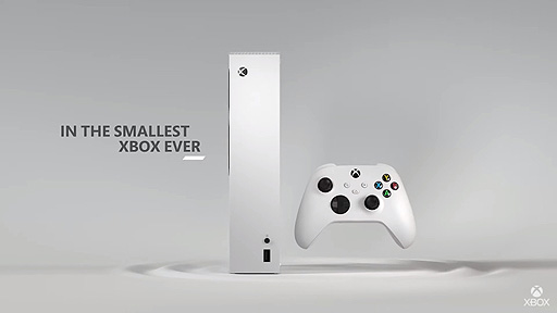 画像ギャラリー No.002のサムネイル画像 / 299ドルの次世代機・Xbox Series Sは11月10日発売へ。Xbox Series Xより約60％小さく，1440p/120fps対応，512GBのSSDを搭載