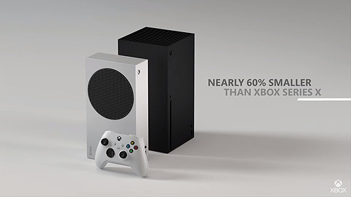 画像ギャラリー No.003のサムネイル画像 / 299ドルの次世代機・Xbox Series Sは11月10日発売へ。Xbox Series Xより約60％小さく，1440p/120fps対応，512GBのSSDを搭載