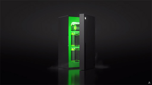 画像ギャラリー No.004のサムネイル画像 / ［E3 2021］Xbox Series X型の小型冷蔵庫「Xbox Mini Fridge」が2021年末に発売