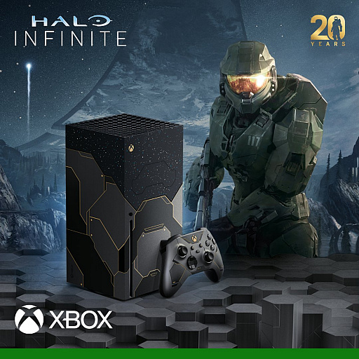 画像ギャラリー No.001のサムネイル画像 / 「Halo」20周年記念特別デザインの「Xbox Series X Halo Infinite リミテッド エディション」などが9月21日より予約受付開始