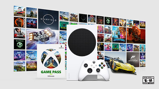 画像ギャラリー No.001のサムネイル画像 / 「Xbox Series S スターターバンドル」,10月31日に発売。3か月分のXbox Game Pass Ultimate利用権を同梱し,すぐにプレイを始められる