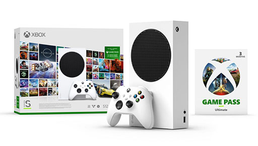 画像ギャラリー No.002のサムネイル画像 / 「Xbox Series S スターターバンドル」,10月31日に発売。3か月分のXbox Game Pass Ultimate利用権を同梱し,すぐにプレイを始められる