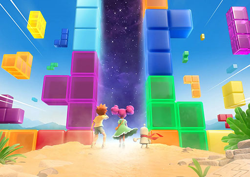 画像ギャラリー No.001のサムネイル画像 / CGアニメシリーズ「TETRIS: World Builders」が発表に。テトリミノが降り注ぐ世界を舞台に勇敢な「ワールドビルダー」たちが活躍