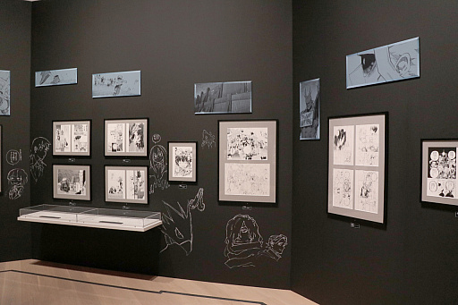 画像ギャラリー No.008のサムネイル画像 / 「堀越耕平『僕のヒーローアカデミア』原画展」内覧会レポート。ヒーローの成長や敵(ヴィラン)との死闘など,原画や描き下ろしを惜しみなく展示