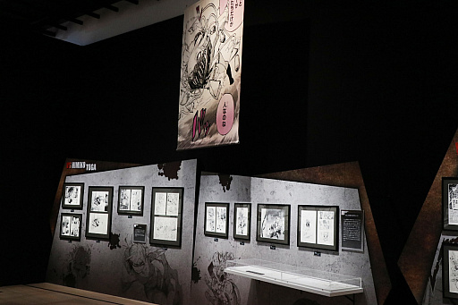 画像ギャラリー No.011のサムネイル画像 / 「堀越耕平『僕のヒーローアカデミア』原画展」内覧会レポート。ヒーローの成長や敵(ヴィラン)との死闘など,原画や描き下ろしを惜しみなく展示