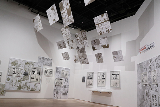 画像ギャラリー No.012のサムネイル画像 / 「堀越耕平『僕のヒーローアカデミア』原画展」内覧会レポート。ヒーローの成長や敵(ヴィラン)との死闘など,原画や描き下ろしを惜しみなく展示