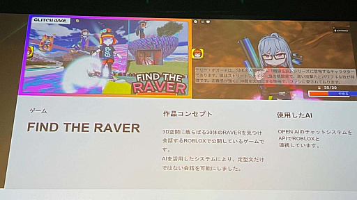 画像ギャラリー No.002のサムネイル画像 / AIクリエイティブコンテスト「IVS NEOCREA」（ネオクリエ）レポート。「WIRE ART SHOOTING」がゲーム部門のグランプリに
