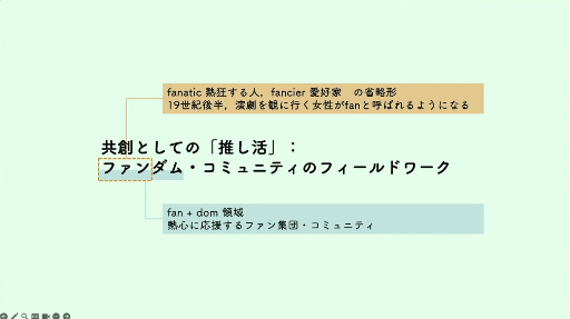 画像ギャラリー No.001のサムネイル画像 / 学術的視点で迫るファンダムの生態。「共創としての『推し活』：ファンダム・コミュニティのフィールドワーク」レポート［CEDEC 2025］