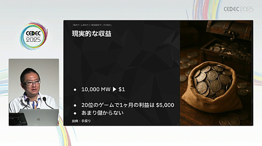 画像ギャラリー No.023のサムネイル画像 / チャンネル登録数だけ見ても，ビジネス案件に合致したゲーム配信者には出会えない。ストリーマーの実情を統計データで見る［CEDEC 2025］