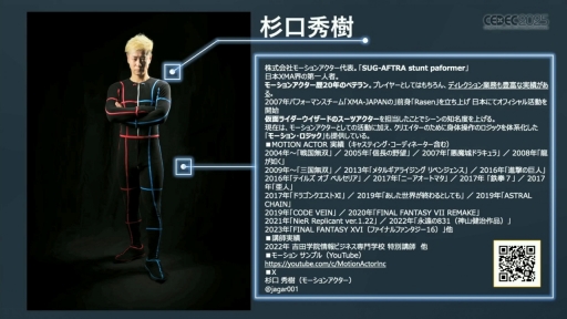 画像ギャラリー No.003のサムネイル画像 / 「殺陣」の3要素とは何なのか。バトルシーン制作のノウハウをモーションアクターが語る！［CEDEC 2025］