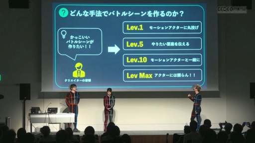 画像ギャラリー No.007のサムネイル画像 / 「殺陣」の3要素とは何なのか。バトルシーン制作のノウハウをモーションアクターが語る！［CEDEC 2025］