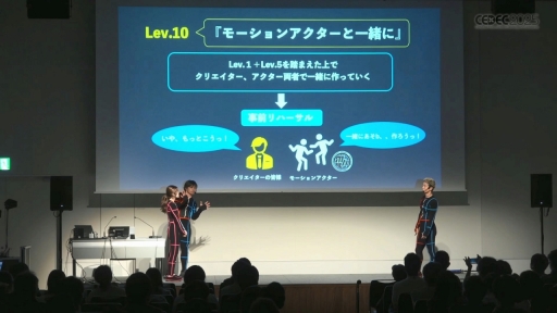 画像ギャラリー No.018のサムネイル画像 / 「殺陣」の3要素とは何なのか。バトルシーン制作のノウハウをモーションアクターが語る！［CEDEC 2025］