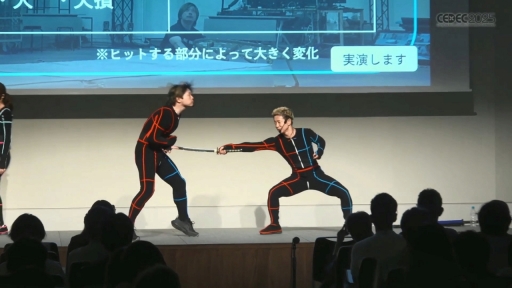 画像ギャラリー No.028のサムネイル画像 / 「殺陣」の3要素とは何なのか。バトルシーン制作のノウハウをモーションアクターが語る！［CEDEC 2025］