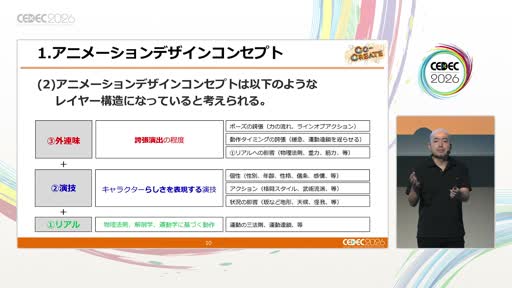 画像ギャラリー No.003のサムネイル画像 / 膝，前に出しすぎていませんか？ 「鉄拳」「ソウルキャリバー」のモーションディレクターと中国武術家が壇上に並び，格闘アクションを実演で解き明かす［CEDEC 2026］