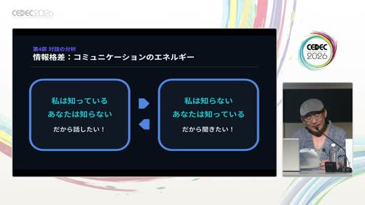 画像ギャラリー No.018のサムネイル画像 / プレイヤー同士の「対話」はメカニクスとして設計できる。マーダーミステリー作家が解剖する，コミュニケーションゲームの構造［CEDEC 2026］