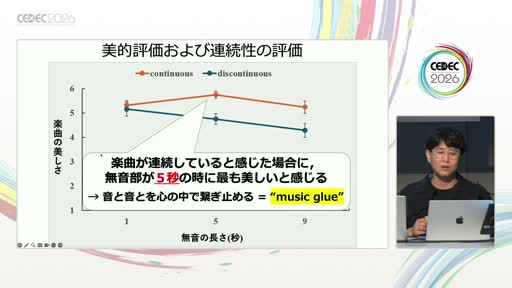 画像ギャラリー No.020のサムネイル画像 / 悲しみはなぜ美しく，無音はなぜ心に残るのか。神経美学者・石津智大氏が語った「泣けるゲーム，静かなゲーム」の脳科学［CEDEC 2026］
